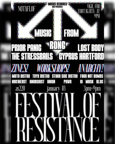 Providence, RI: Festival of Resistance Poster