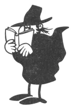 Anarchik by Roberto Ambrosoli Cartoon of Anarchik, a cartoon anarchist,reading a book. Image by Roberto Ambrosoli