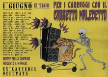Genoa, Italy: Benefit per le compane arrestate il 4 Maggio – 1 Giugno, H 21:00 Genoa, Italy: Benefit per le compane arrestate il 4 Maggio – 1 Giugno, H 21:00