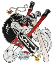 You might be getting tired of reading about relay antenna attacks, but this is a "how to" guide and a pretty good communique. By the way, this image happens to be very fitting. If you read closely you'll noticed some of these tools were used.