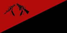 anti-militarist flag