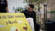 anarchists talking to journalists