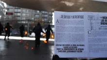 Claim of Action Carried Out in Juan Gómez Milla, Ñuñoa. Black May 2025.